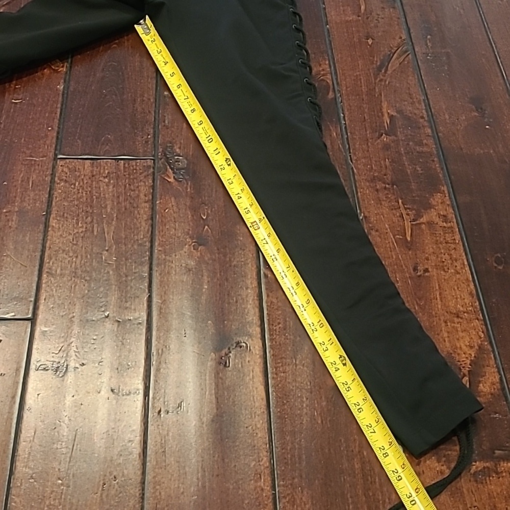 Fenty Puma Black Lace-Up Leggings Size M - Picture 8 of 12